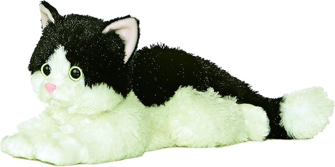 Aurora® Adorable Flopsie™ Oreo™ Stuffed Animal - Used to Create Imaginative Play Adventures - Perfect for Birthdays, Kids and Adults, All Ages - Black 12 Inches