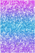 Light Switch Cover Plate Fantasy Colorful Glitter Blue Purple Gradient 1 Gang Blank No Device Decorative Outlet Covers Electrical Wall Plate Switchplate for Kids Room Home Decor