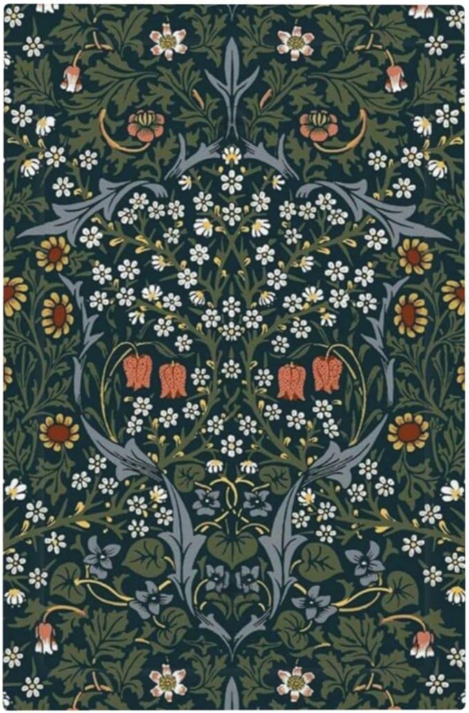 Light Switch Cover Plate Colorful Floral Boho Flower Plant Leaf 1 Gang No Device Blank Electrical Wall Plates Faceplate Decorative Switch Plate For Bed Room Living Room Decor