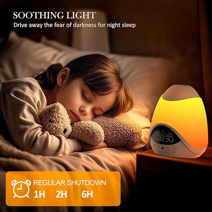 Star Projector for Bedroom,Night Lights for Kids,16 Color Dimmable Night Light,Nightstand Lamp with Remote,Alarm Clock,White Noise,Bluetooth Speaker Lighting for Gifts Girls,Boys,Adults,Party,Holiday
