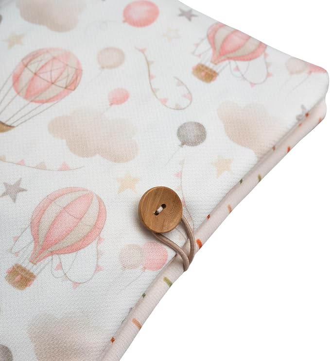 Baby Diaper Bag Organizer, Portable Baby Essentials Storage Pouch for Parents and Caregivers, Organizer Insert for Stroller and Handbag, Machine Washable (Balloon)