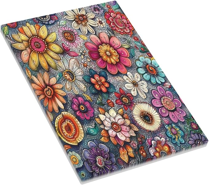 Light Switch Cover Plate Colorful Rainbow Pointillisme Flower 1 Gang No Device Blank Electrical Wall Plates Faceplate Decorative Switch Plate For Bed Room Home Decor