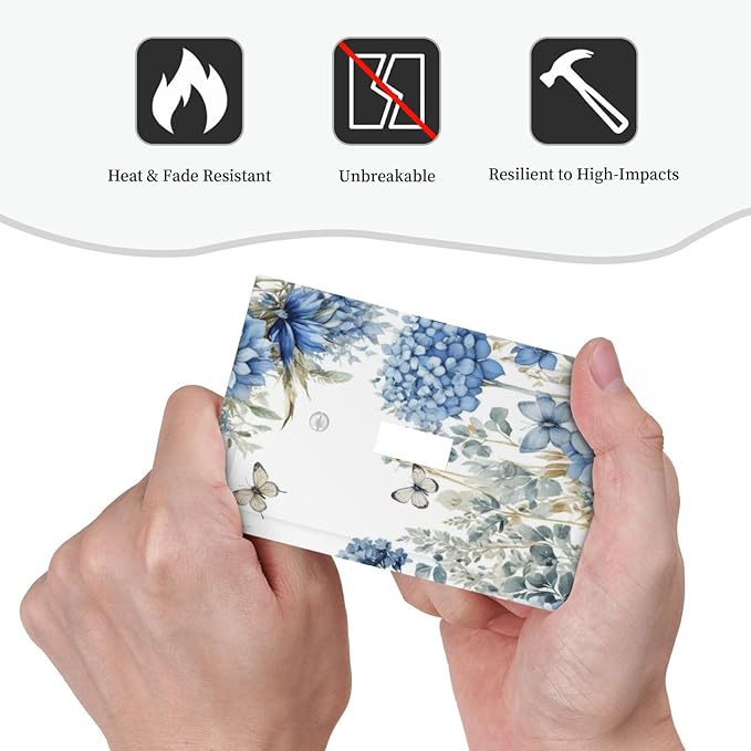 Decorative Light Switch Plate Covers Boho Blue Flowers Rustic Beige Butterfly Leaves 1 Gang Wall Plate Single Toggle Switch Cover Plate Jumbo Electrical Switchplate Receptacle Faceplate