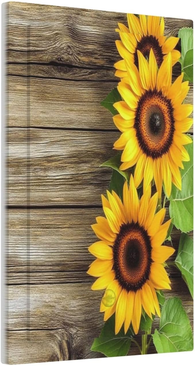 Light Switch Cover Plate Sunflowers Rustic Wood 1 Gang No Device Blank Electrical Wall Plates Faceplate Decorative Switch Plate For Farmhouse Cabin Decor