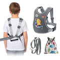 Safety Walking Harness for Kids 3-6, Anti-Elopement Vest Harness for Autism Special Needs ADHD, Reflective Leash with Grab Handle for Autistic, Active Children, Adjustable Tether for Travel and Crowds