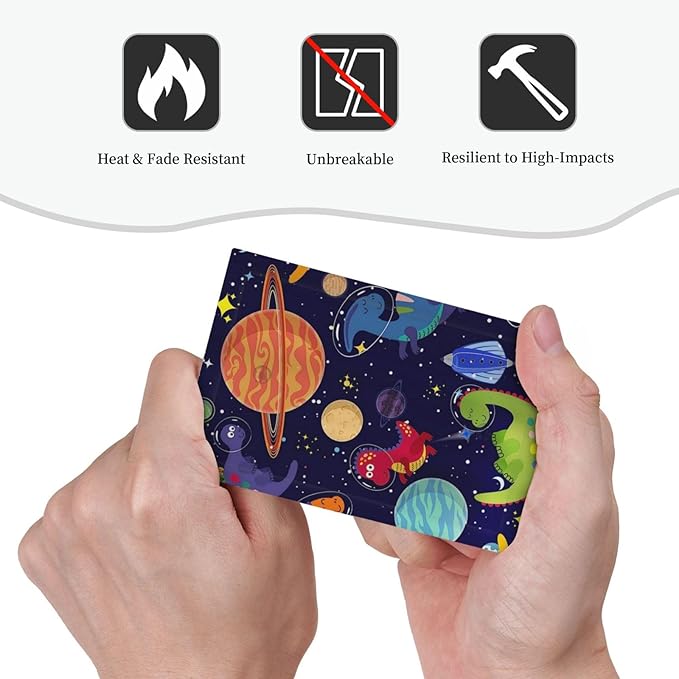 Galaxy Starry Astronaut Dinosaur 1 Gang No Device Wall Plate Decorative Blank Light Switch Cover Switchplate Electrical Faceplate for Bathroom Home Bedroom Art Decor