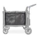 J.L. Childress Universal Stroller Wagon Netting - Mesh Stroller Wagon Organizer with Large Storage Pockets, Adjustable Hooks, Baby Accessories & Cargo Storage Attachment, Easy Install