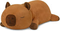 TOYSYM Weighted Stuffed Animals, Capybara Plush with Weighted Beads, Cute Capybara Stuffed Animals Pillow Gifts for Adults Kids Boys Girls