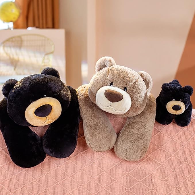 Weighted Stuffed Animals, 29.5" 6.2lbs Weighted Bear Stuffed Animal Toy Cute Brown Bear Plush Pillow Weighted Plush Animals Toy