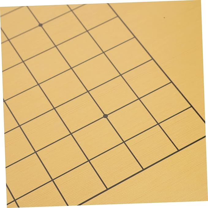 Toddmomy 2Pcs Double Sided Go Chessboard Wooden Travel Chess for Family Educational Game for Anytime Anywhere Play