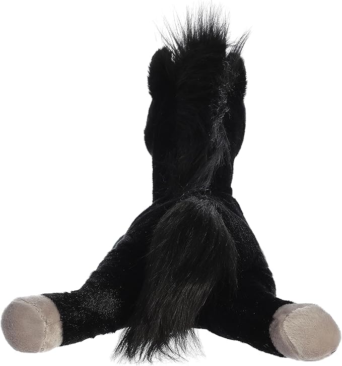 Aurora® Adorable Flopsie™ Blackjack™ Stuffed Animal - Used to Create Imaginative Play Adventures - Perfect for Birthdays, Kids and Adults, All Ages - Black 12 Inches