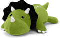 TOYSYM Weighted Stuffed Animals Triceratops, Dinosaur Plush with Weighted Beads, Cute Triceratops Dinosaur Stuffed Animals Pillow Gifts for Adults Kids Boys Girls 13.8inch