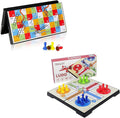 KIDAMI 9.5 Inches Magnetic Ludo & Snakes and Ladders Board Game Set for Kids and Adults