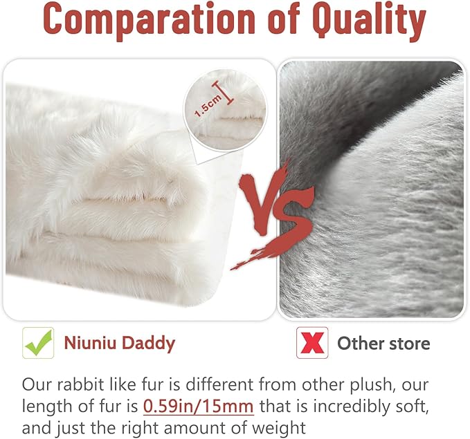 Niuniu Daddy 20" | 3.3 Pound Monkey Weighted Stuffed Animals, Large White Monkey Pillowfort Plush Lap Animal Toys for Kids Adults, Giant Plushy Body Pillow for Gifts Birthday Christmas Holiday