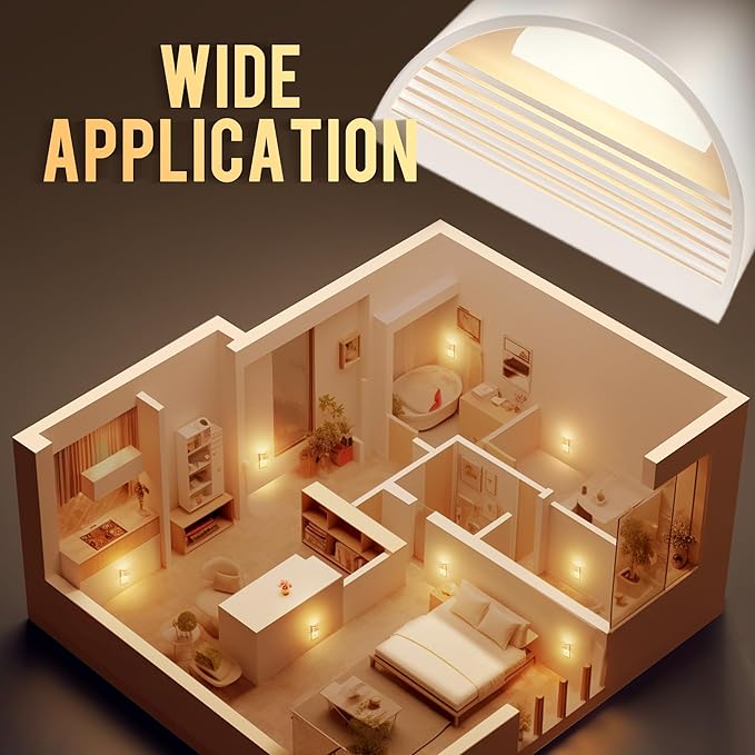 DORESshop LED Night Light[4 Pack], White Night Lights Plug into Wall, 3 Level Brightness Adjustable Plug in Night Light, Dusk to Dawn Sensor, Nightlights for Adults, Bedroom, Bathroom, Hallway, 3CCT