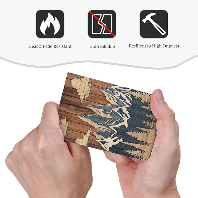 Blue Mountain Range Forest Nature Wilderness Wood Texture Light Switch Cover Plate 1 Gang No Device Blank Electrical Wall Plates Faceplate Decorative Switch Plate Covers for Farmhouse Home Decor