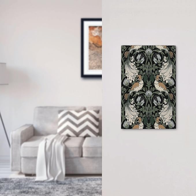 Light Switch Cover Plate William Morris Vintage Floral Plants And Birds 1 Gang No Device Blank Electrical Wall Plates Faceplate Decorative Switch Plate for Bedroom Home Decor