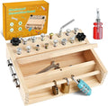 Montessori Screwdriver Board Set, Montessori Toys for 3 4 5 with 3 Lock and Keys, Toddler Screwdriver Toy, Kids Tool Set, Preschool Learning Sensory Toy, Fine Motor Skills Toys