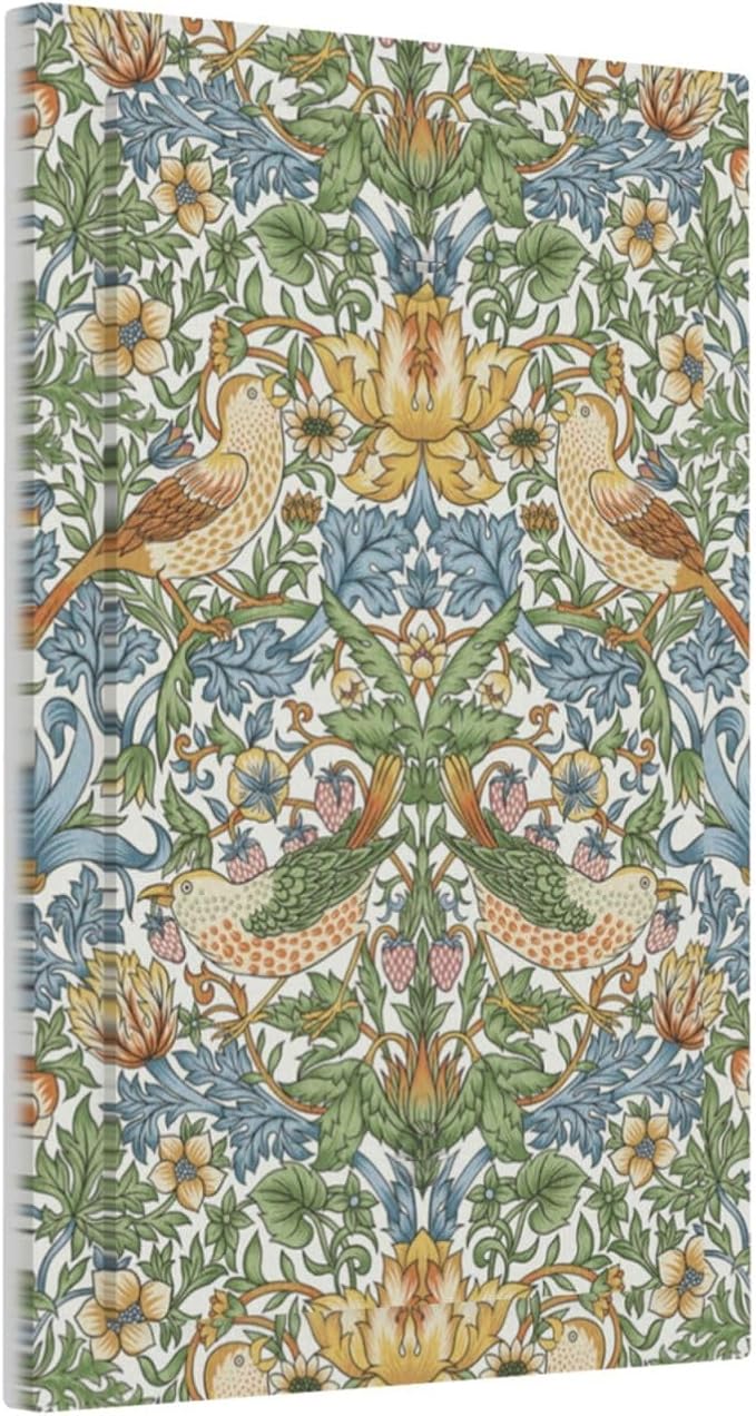 William Morris Strawberry Thrush Birds 1 Gang Light Switch Cover Electrical No Device Wall Plate Vintage Floral Flowers Plant Switchplates Decorative Faceplate for Country Home Decor