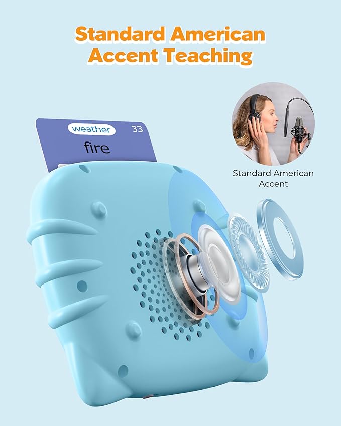 Airbition 510 Words, Talking Flash Cards for Toddler 1 2 3 4 Year Olds, Language Learning Tools, Pocket Speech Therapy Tools, Montessori Tools with 31 Themes, Children's Sensory Device