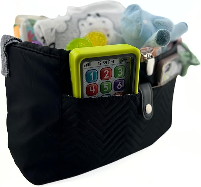 Universal Stroller Organizer with Cup Holders | Compact Storage for Baby, Jogger & Pet Strollers — Popular Style Back in Stock