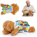 Fidget Sensory Blanket for Dementia Alzheimer’s Elderly Adults - Anxiety Relief Activity Mat, Calming Touch Therapy for Seniors, Adult Fidget Toys for Restlessness and Cognitive Engagement