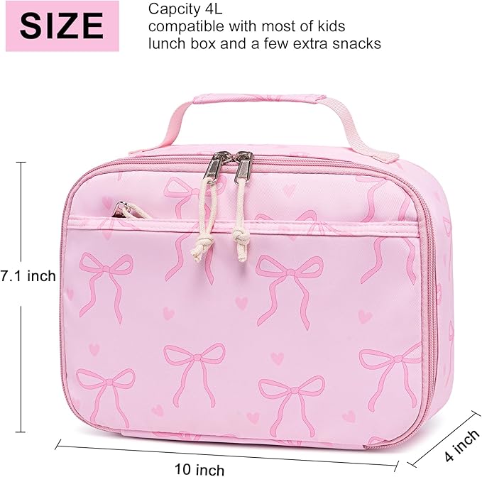 LOIDOU Lunch Box for Kids Boys Girls Insulated Lunch Bag Thermal Meal Tote Reusable Lunch Pail Bags for School Travel