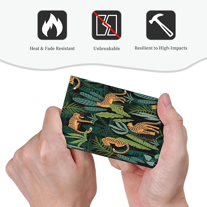 Jungle Cheetah Tropical Wildlife Leopard Green Palm Leaf Light Switch Cover Plate 1 Gang No Device Blank Electrical Wall Plates Faceplate Decorative Switch Plate Covers for Farmhouse Home Decor