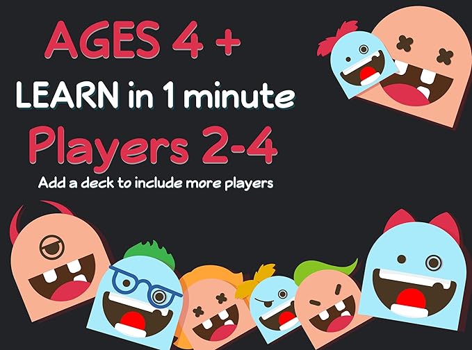 EAT ME - Family Card Game | Fun Fast Paced Educational | Great for GameNights Parties Ages 4 and up | Christmas Stocking Stuffers