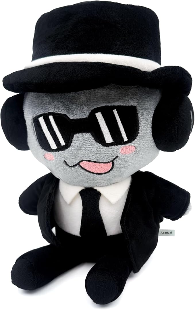 Forsaken Black Plush Toy – Soft Black Character Plush Stuffed Animal, Cute Forsaken Game Collectible Plushie Gift for Kids and Gamers