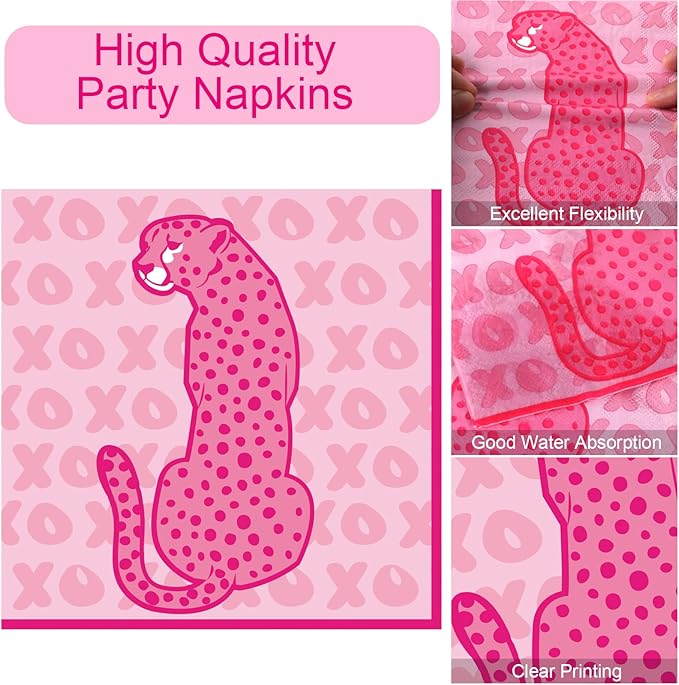 100 Pcs Preppy Party Plates Napkins Forks Supplies Set Disposable Tableware Paper Plates Dinnerware Y2K Girl Bachelorette Party Decoration Favors Serves 25