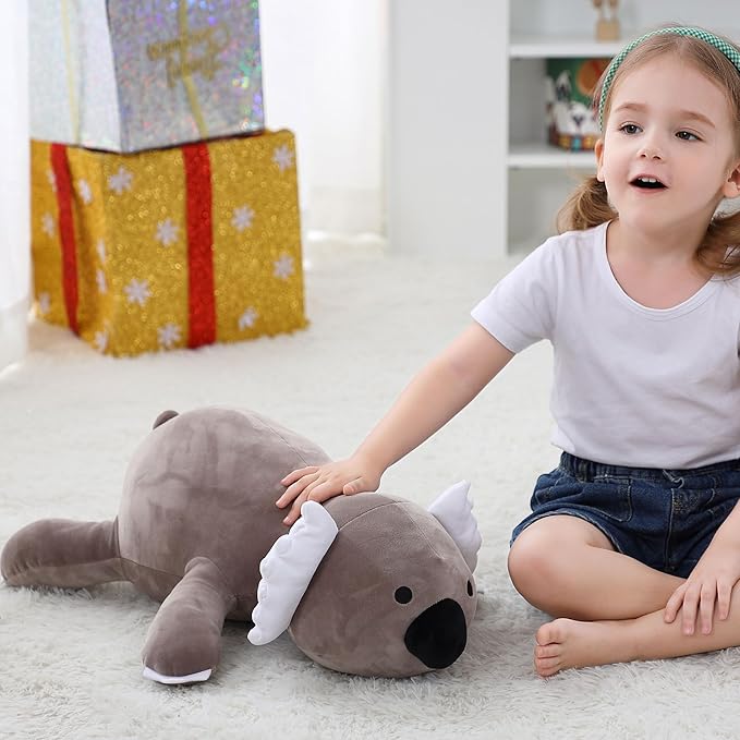 24in 4.2lbs Koala Weighted Stuffed Animals, Koala Stuffed Animal, Comfortable Weighted Plush Gifts for Girls, Boys, Kids and Adults