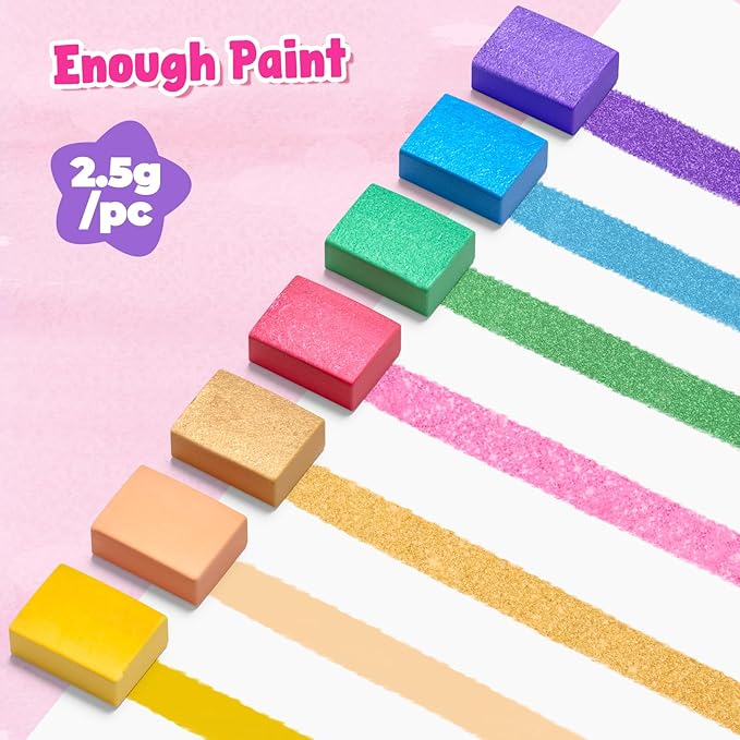 JoyCat Paint with Water Coloring Books, Art & Craft Activity, Princess No Mess Art for Kids Ages 4-8, Craft Kits & Supplies, DIY Creative Activity, Gifts for Girls & Boys