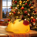 Reindeer Night Light, Soft Squishy Silicone Kids Nightlight, 3 Level Dimmable Touch Lamp with Timer, 1200mAh USB Rechargeable Baby Nursery Lamp, Xmas Gifts Kawaii Bedroom Decor