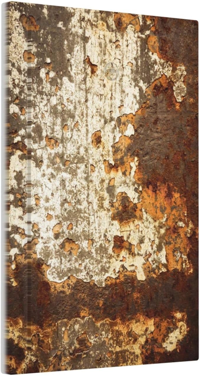 Light Switch Cover Plate Vintage Metal Rust Texture Peeling Paint 1 Gang No Device Blank Electrical Wall Plates Faceplate Decorative Switch Plate For Farmhouse Cabin Decor
