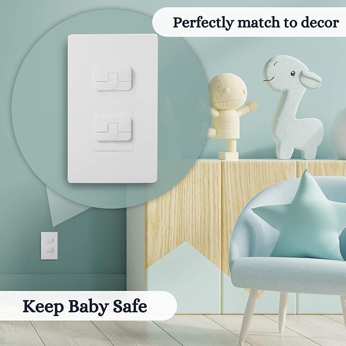 Bates Outlet Covers Baby Proofing - 15 Pack, 2 Prongs, Child Proof Plug Covers for Childproofing