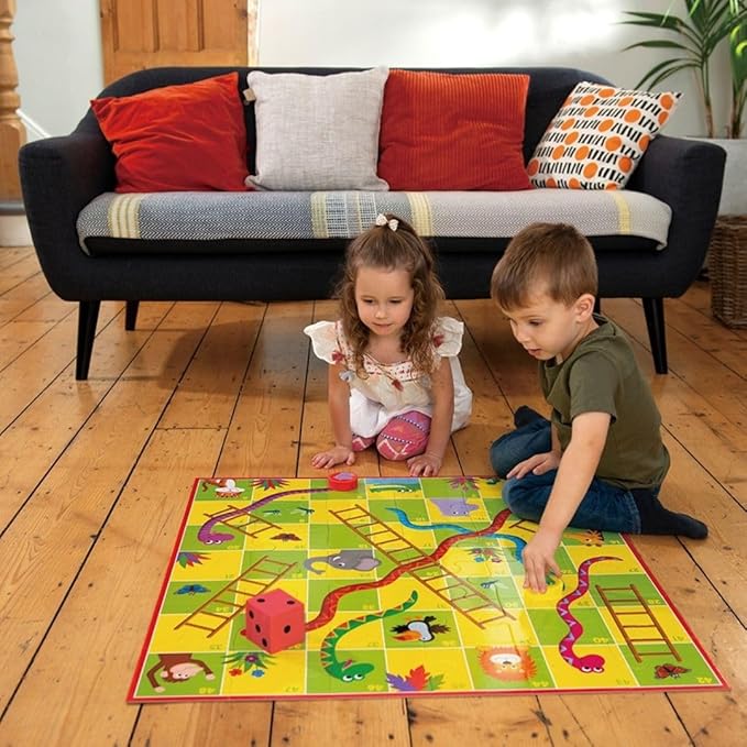 Galt Toys, Giant Snakes & Ladders Puzzle, for Ages 36