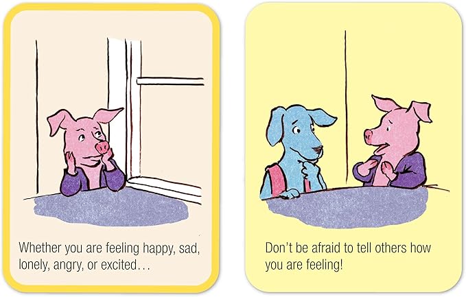 eeBoo: What Do I Do - 48 Conversation Flashcards, Develops Empathy Through Friendly Illustrations of Social Situations, Develop Social and Emotional Intelligence, for Ages 3 and up