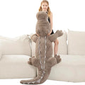 MorisMos 59inch Giant Alligator Stuffed Animal, Large Alligator Plush Toy, Big Stuffed Crocodile Gifts Kids Boys Girls