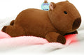 Weighted Heating Capybara Stuffed Animal - 2.2lb Weighted Heated Stuffed Animals 17in Microwave Warmth Hugs Capybara Plush Unscented Heatable & Coolable Pads for Kids Girl Adult
