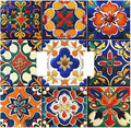 Decorative Switch Plates Colorful Mexican Talavera Vintage Boho Floral 2 Gang Double Toggle Outlet Light Switch Cover Wall Plate Electrical Faceplate For Farmhouse Cabin Decor