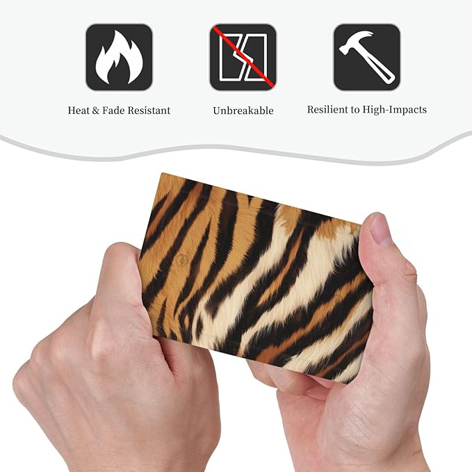 Tiger Texture Wild Animal Skin Pattern Print Light Switch Cover Plate 1 Gang No Device Blank Electrical Wall Plates Faceplate Decorative Switch Plate Covers for Kids Room Office Decor
