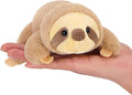 PEACH CAT Sloth Stuffed Animal Cute Plushies Small Plush Toys Gifts for Kids Brown