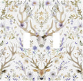 Decorative Switch Plates Gothic Retro Floral Damask Elk Wild Flower 2 Gang Double Toggle Outlet Light Switch Cover Wall Plate Electrical Faceplate For Bed Room Living Room Decor