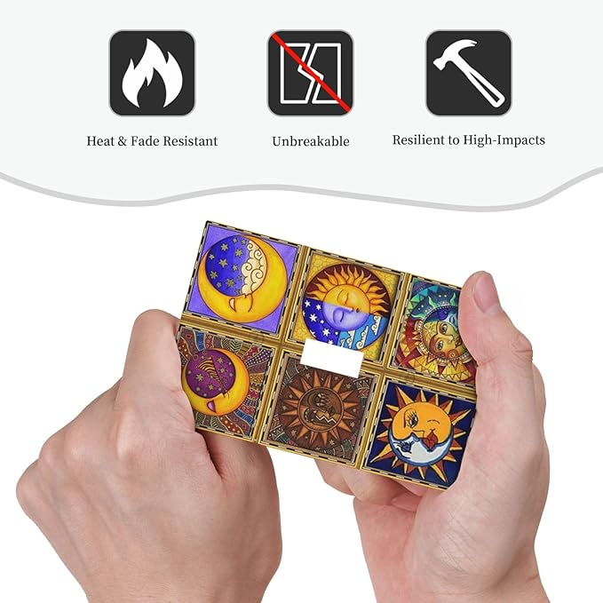 Mexican Talavera Tiles Star Pattern Celestials Theme Print Decorative Light Switch Cover 1 Gang Single Toggle Device Electrical Faceplate Switchplates Decorator Outlet Wall Plate for Kitchen Home