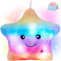 WEWILL 13'' Rainbow Light up Twinkle Star Glowing LED Night Light Plush Toy Stuffed Animal Birthday Christmas Holiday Valentines Gifts for Toddlers Girls