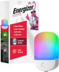 Energizer Night Light, Color Changing, Nightlight for Bedroom, Bathroom, Nursery, Hallway, Kitchen,White Base, 81567