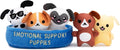 Emotional Support Puppies by Relatable, Cuddly Stuffed Animals and Plushies Set, Small Gifts for Mom, Includes 5 Puppies Plush Toys with Carrying Basket, for Mom