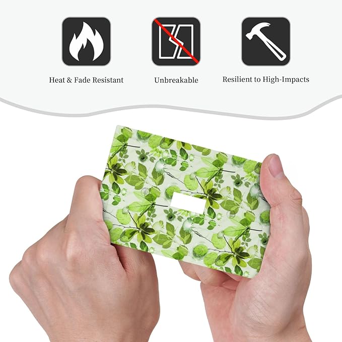 Green Leaves Spring Plant Floral Decorative Light Switch Cover 1 Gang Single Toggle Device Electrical Faceplate Switchplates Decorator Outlet Wall Plate for Bed Room Living Room Decor