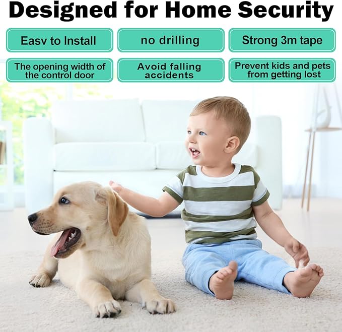 Sliding Door Lock, 4 Pack Child Safety Sliding Glass Door Lock for Sliding Glass Doors, Sliding Windows, Sliding Closet, etc. Easy to Installation Provides More Security for Your Baby and Pets